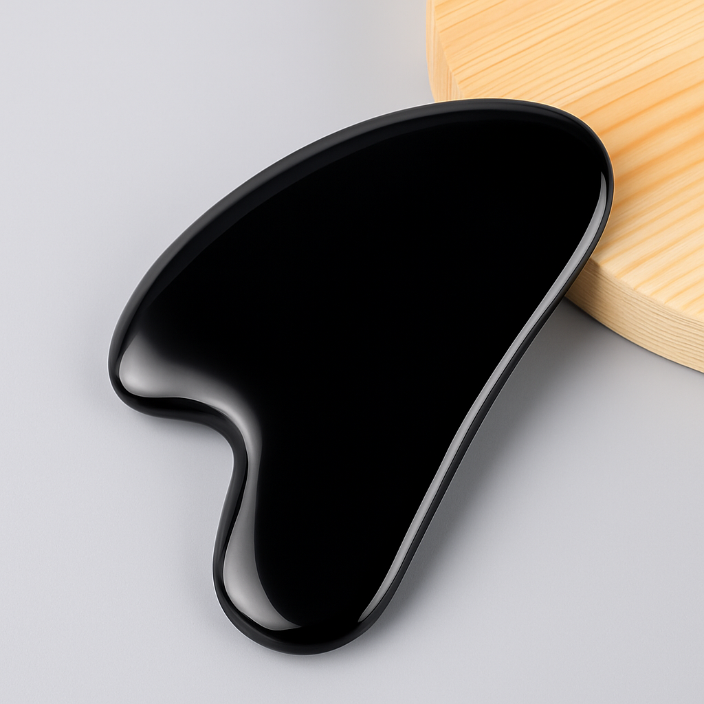 Gua Sha noir en pierre